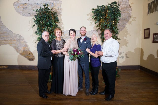 Lauren wedding Seekatz family