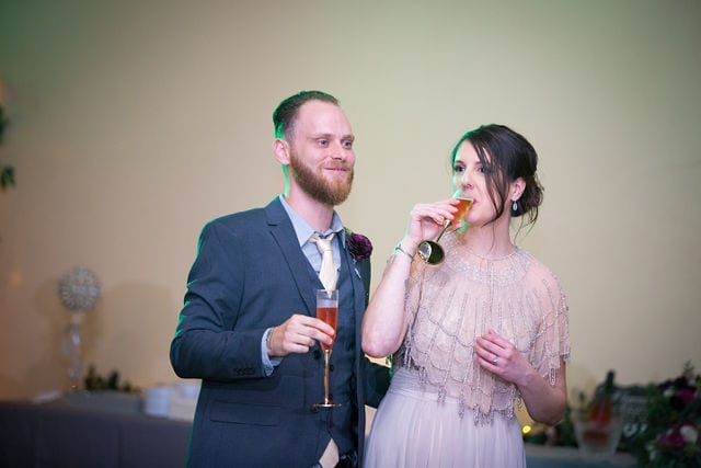 Lauren wedding Seekatz toasts