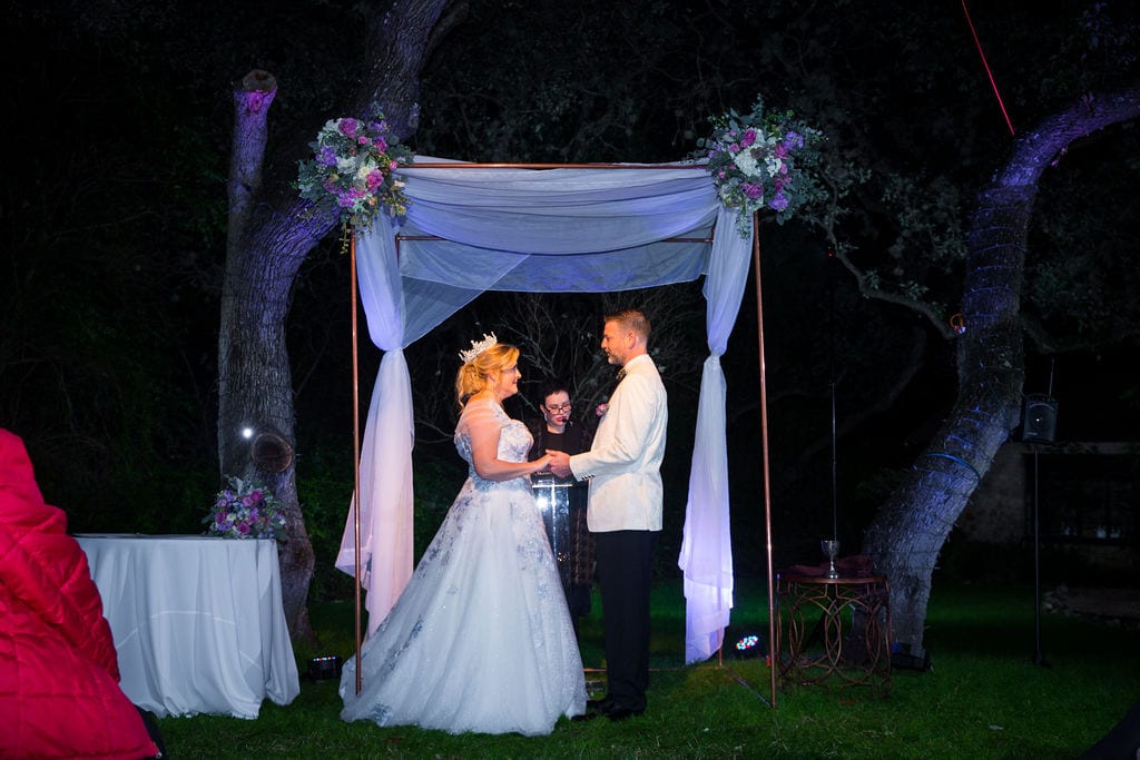 Lisa and Michael Wedding at the Veranda vows