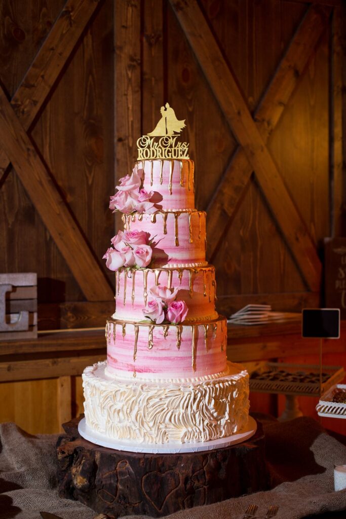 Laura wedding Western Sky cake