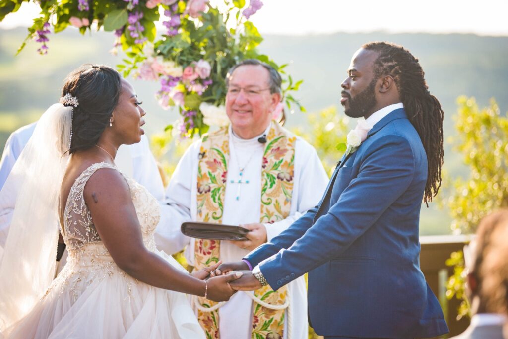 Onyema wedding La Cantera vows