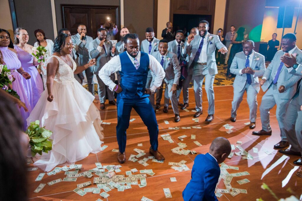 Onyema wedding La Cantera money dance