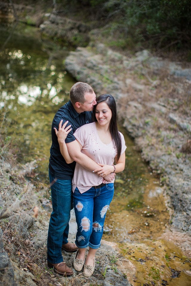 Stefan and Ashley's engagement session over the water
