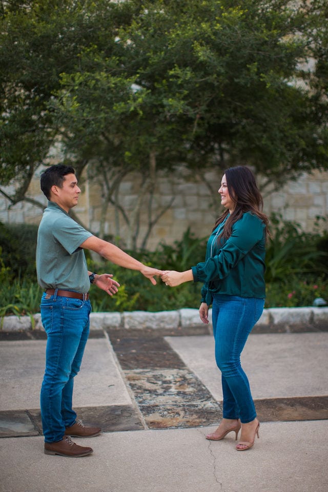 Anthony Engagement session at La Cantera Resort dancing