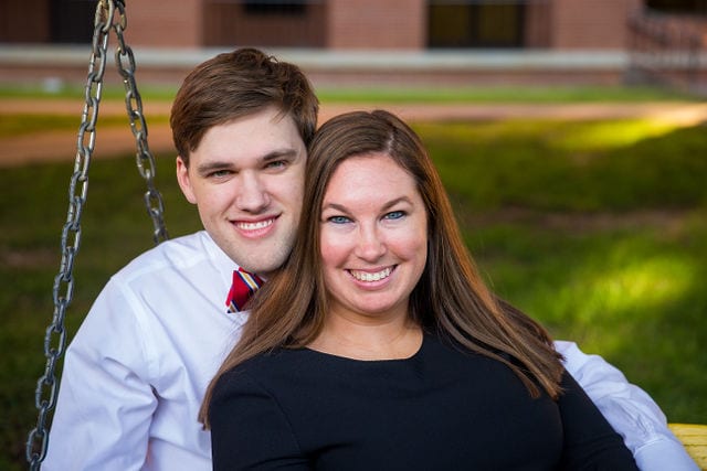 Allison's engagement Baylor University faces on the swing