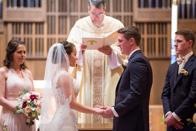 Amberlynn's wedding at The Milestone New Braunfels ceremony vows