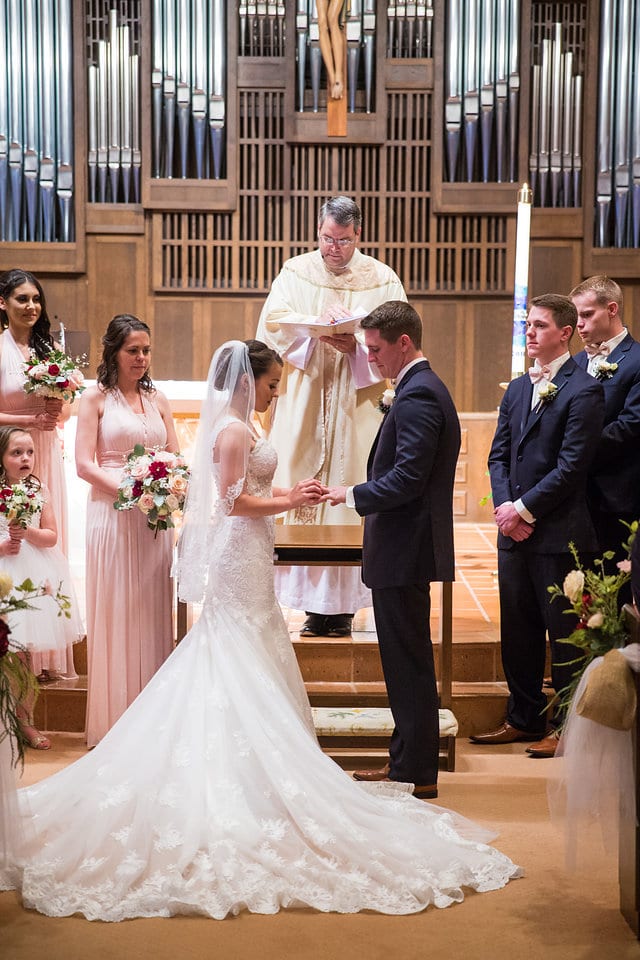 Amberlynn's wedding at The Milestone New Braunfels ceremony ring
