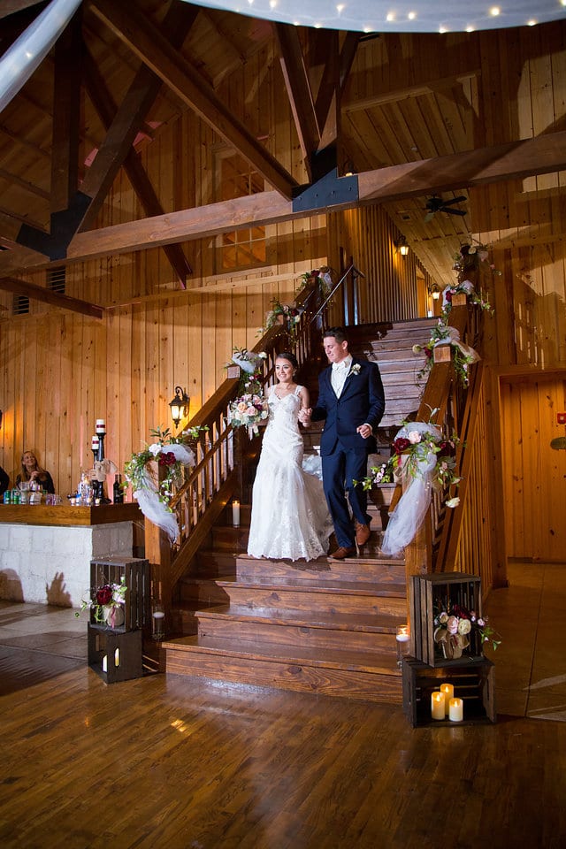 Amberlynn's wedding at The Milestone New Braunfels reception entrance