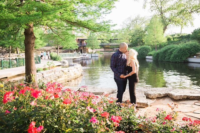Chantel's engagement session at the Pearl by the flowers