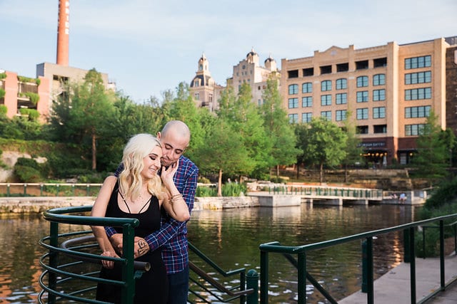 Chantel's engagement session at the Pearl by the hotel