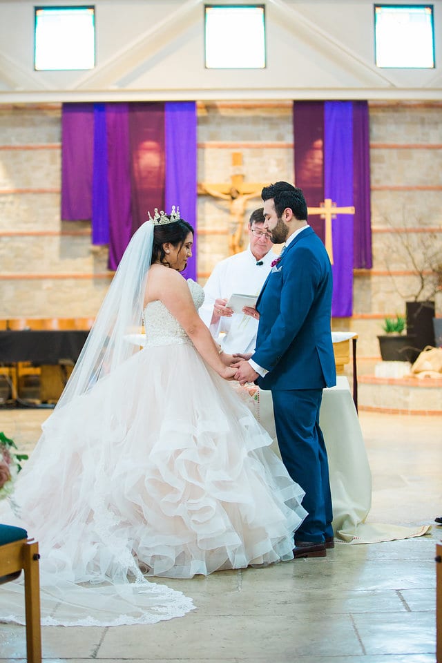 Emilia's wedding at St Francis de Assisi in San Antonio ceremony prayer