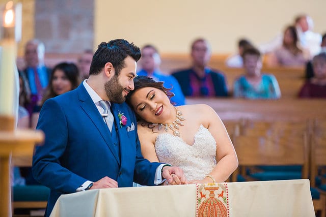 Emilia's wedding at St Francis de Assisi in San Antonio ceremony moment