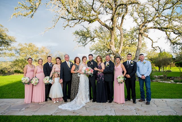 Katie Z wedding at tThe Milestone New Braunfels family photos