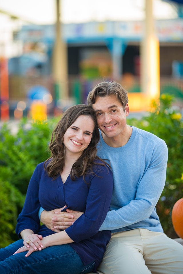 Ashley and Josh'e engagement portrait