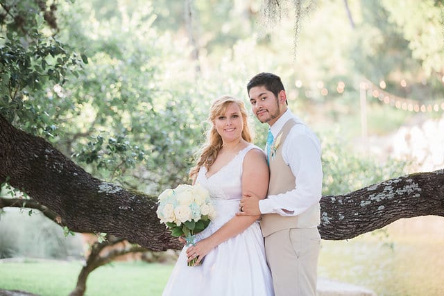 Cassie and John wedding Hidden Falls tree portrait