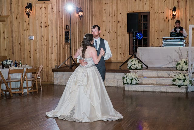 Heather and Wesley's Wedding, bride and groom Dancing