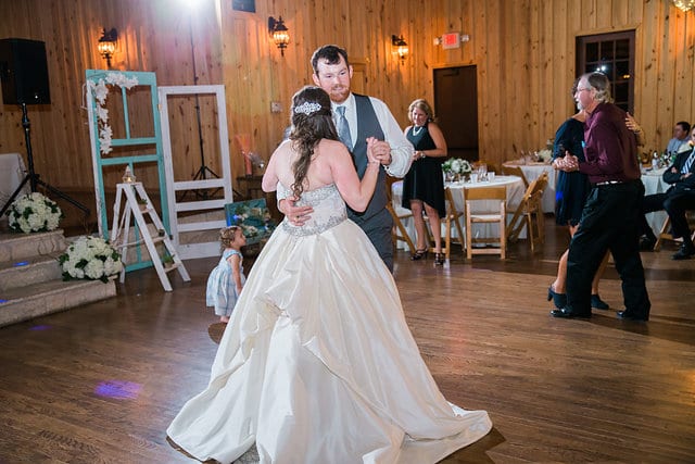 Heather and Wesley's Wedding, bride and groom Dance
