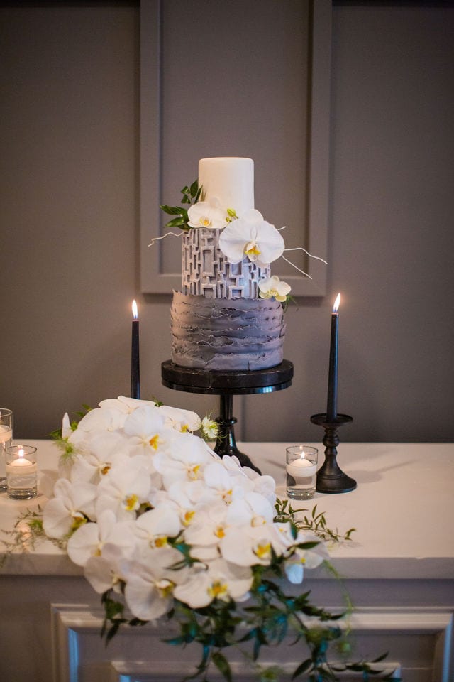 Styled wedding shoot at Olympia Hills San Antonio cake and bridal bouquet