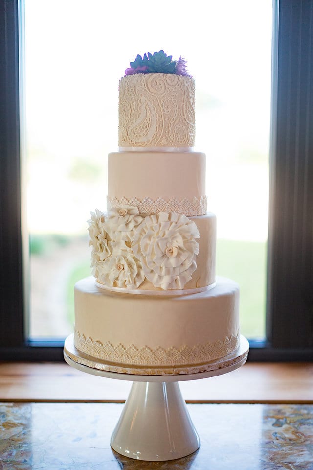 Rafter E Venue styled shoot wedding cake