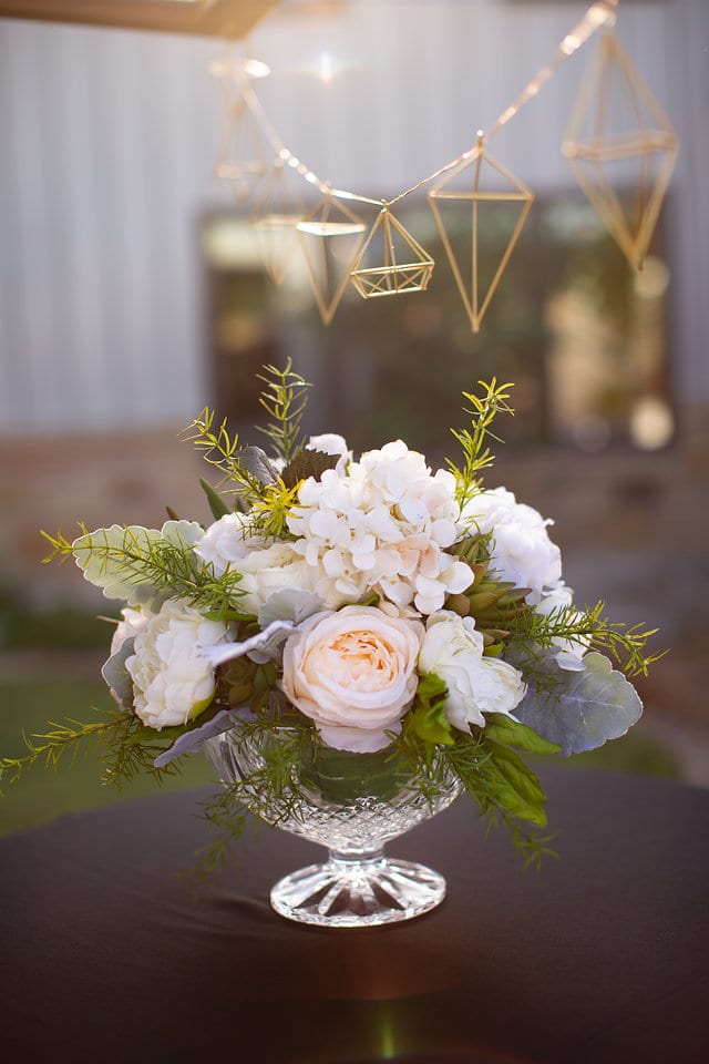 Rafter E Venue styled shoot flowers