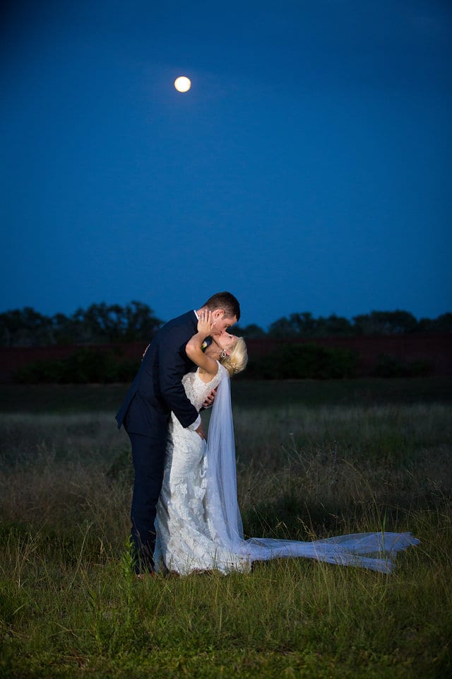 Howard Wedding, Trae dipping Anna in the moonlight