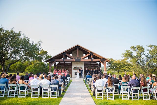 Edwards Wedding ceremony vows at Milestone, New Braunfels