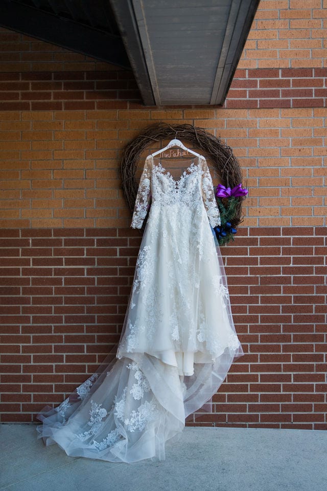 Wedding gown San Antonio wedding at St Marks