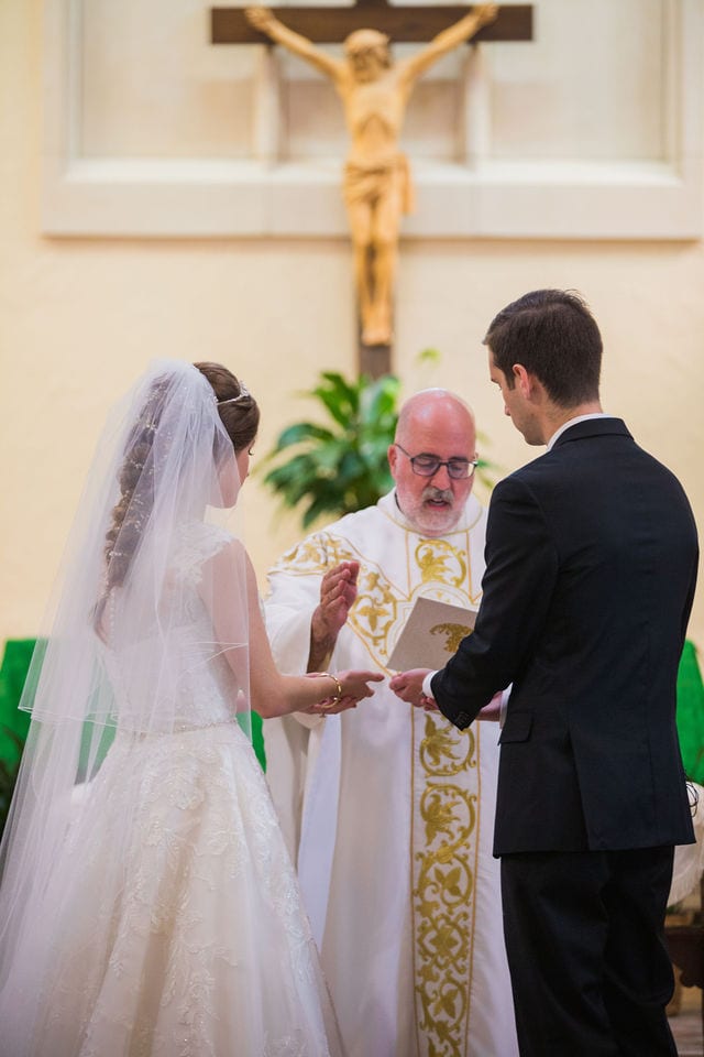 San Antonio wedding ring blessing, Our Lady of Grace Church
