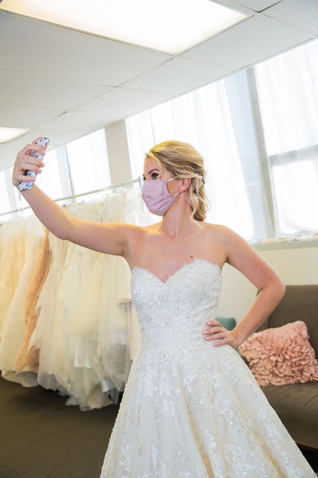 I do the dress I Do bridal gown selfie