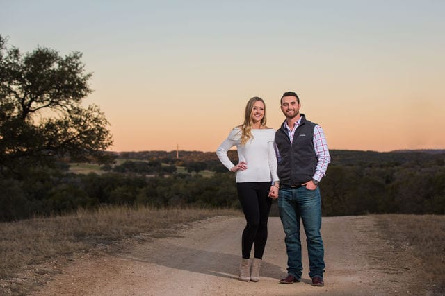 Engagement photography at JW Marriott top of the hill at sunset