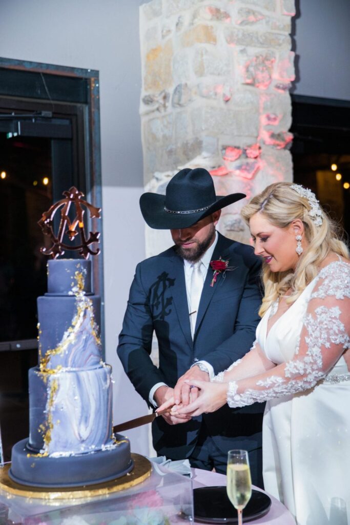 Podraza wedding at park 31 cake cutting