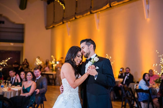 Camille and DJ's first dance at the McNay wedding reception