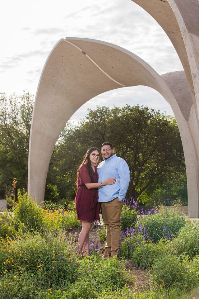 Bethany engagement at Confluence park with the arches