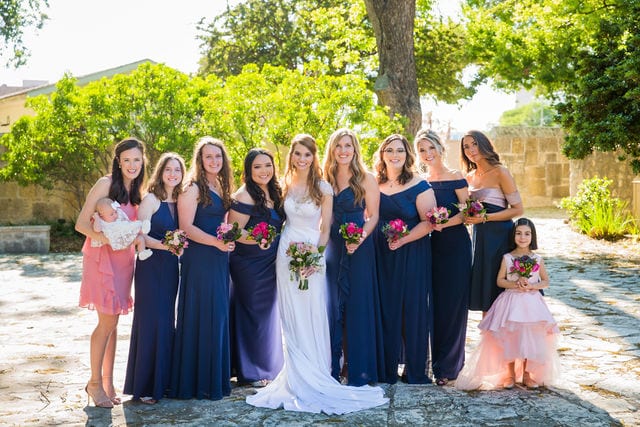 Olivia wedding at southwest school of Art bridesmaids
