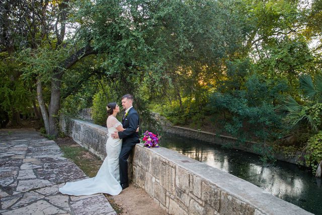 Rebecca Wedding Witte golden light portrait by the river bank