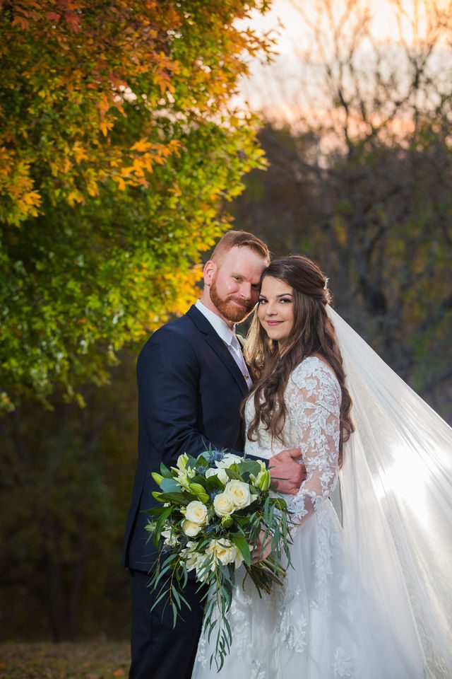 Stephanie's wedding at the Kendall Inn in Boerne traditional portrait