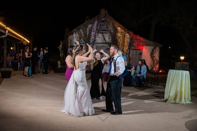 Yoli's wedding reception dance party at Canyon Springs