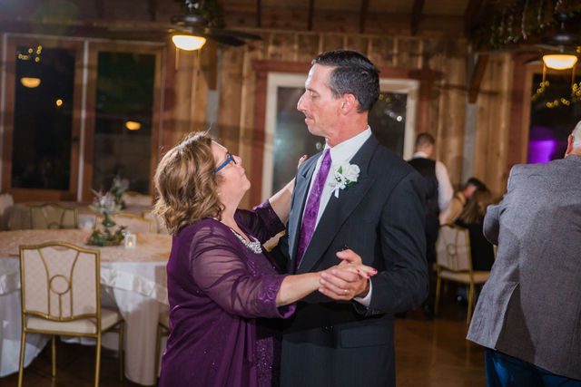 Graysen wedding ceremony in Comfort reception parents dance
