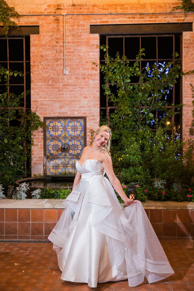 Kelsey wedding ceremony at the Hotel Emma in San Antonio bridal portrait