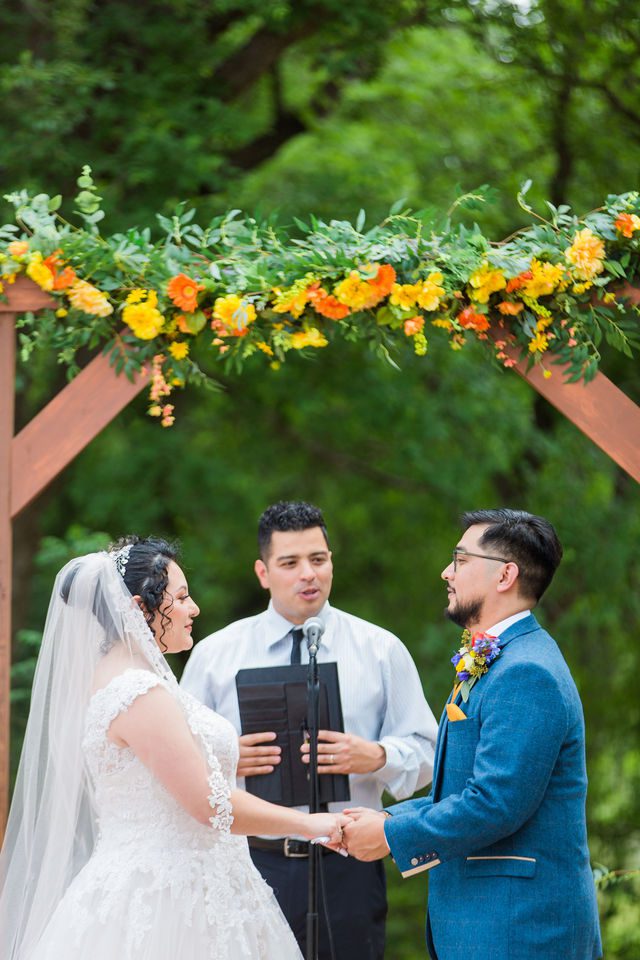 The Cruz-Martinez wedding in San Antonio the ceremony vows