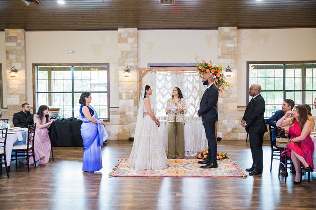 Nida wedding Club of Garden Ridge in San Antonio ceremony