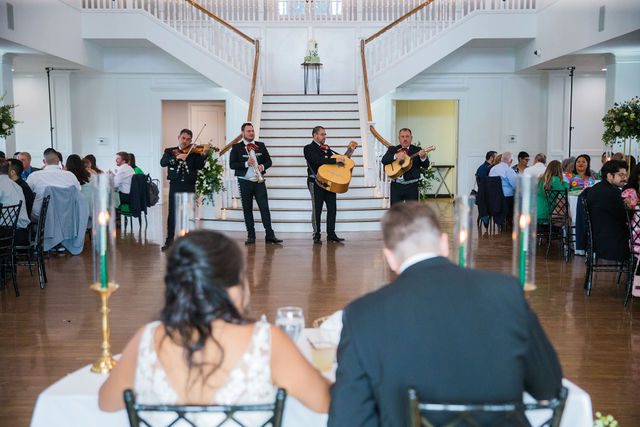 Nadine's wedding at Kendall Point in San Antonio reception mariachis